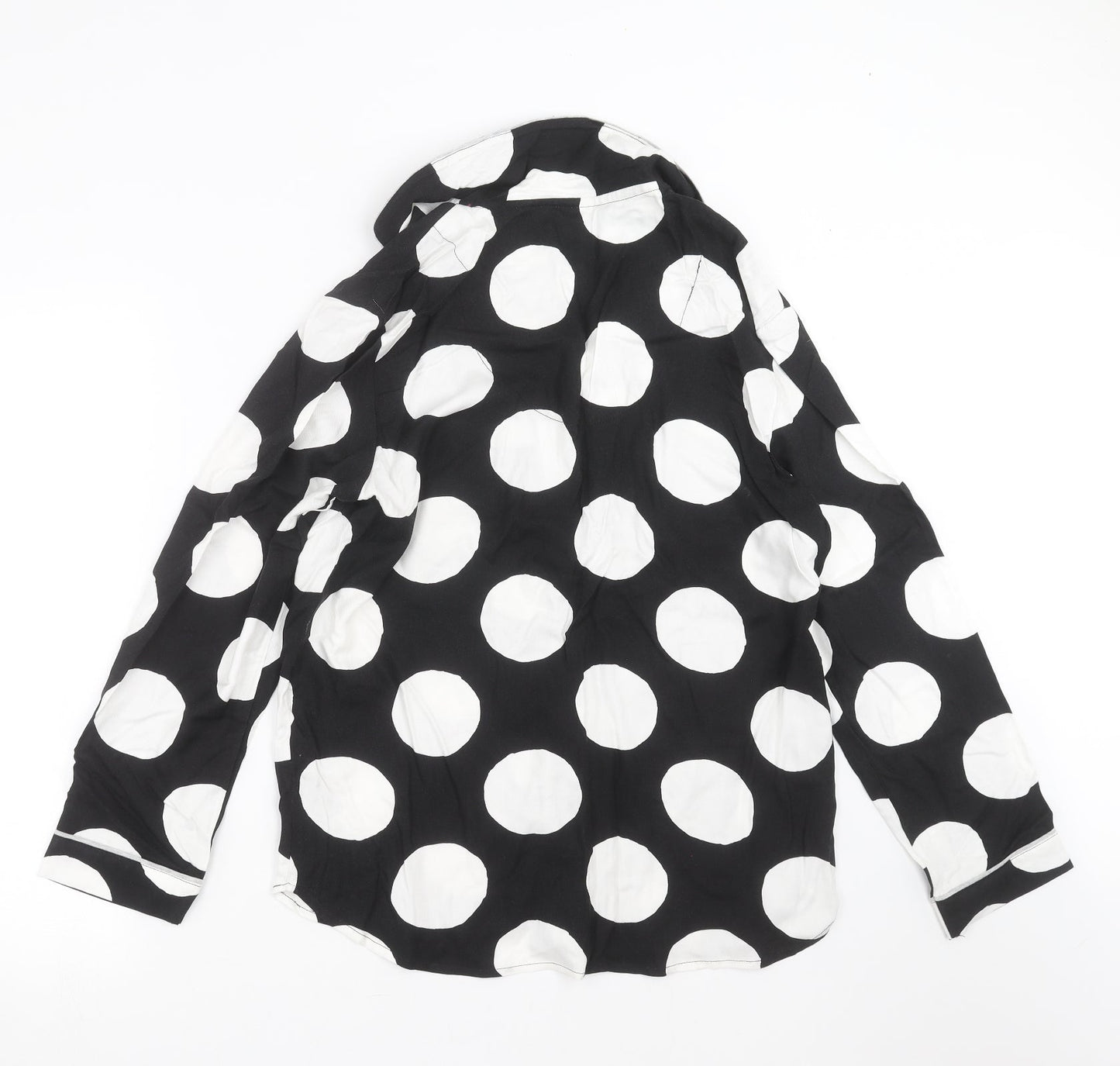 NEXT Womens Black Polka Dot  Top Pyjama Top Size 12