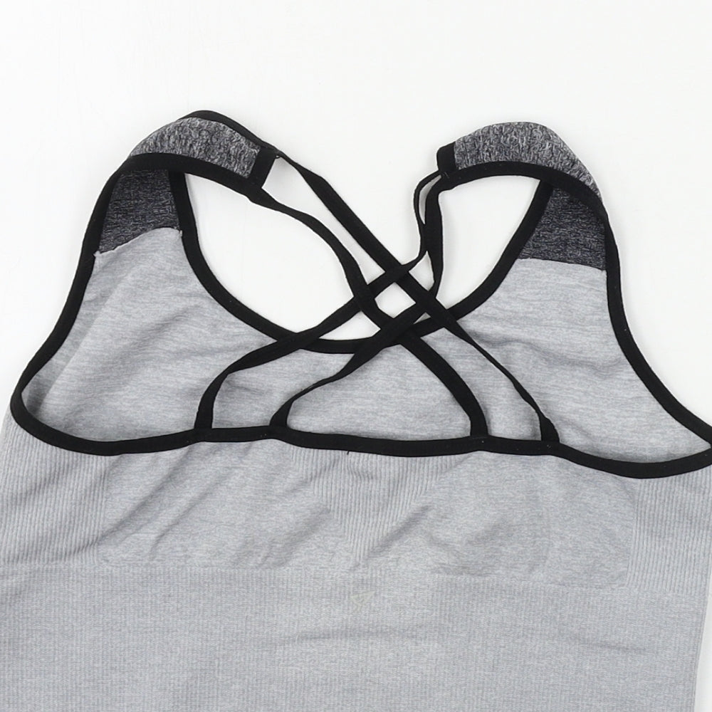 WORKOUT     Womens Grey   Cropped Tank Size 12