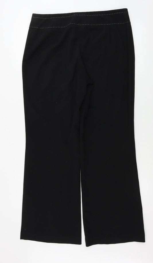 Marks and Spencer  Womens Black   Trousers  Size 14 L29 in