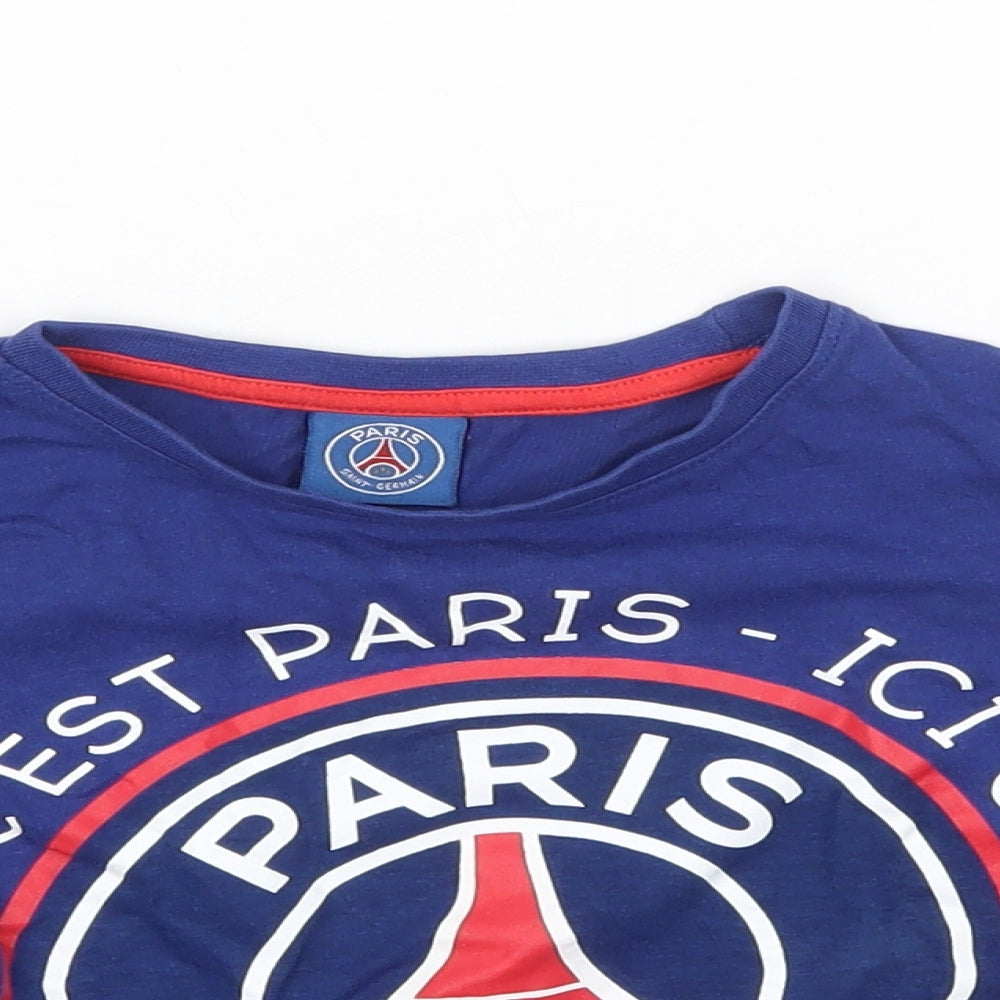 paris st germain Boys Blue   Basic T-Shirt Size 2-3 Years