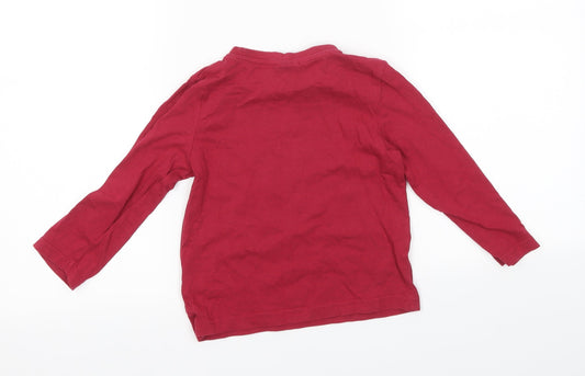 FC Barcelona Boys Red   Basic T-Shirt Size 3-4 Years