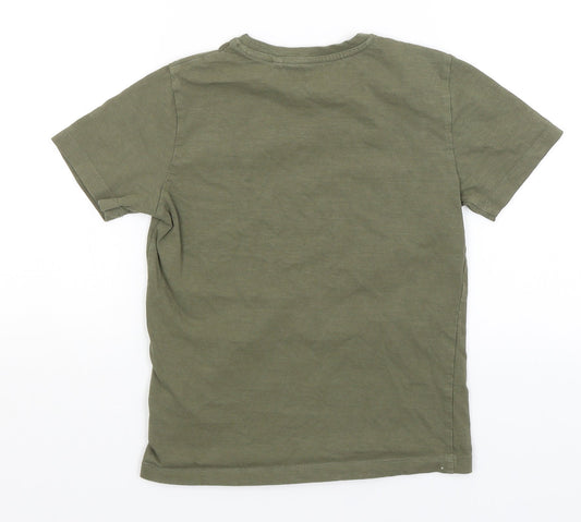 NEXT Boys Green   Basic T-Shirt Size 7 Years