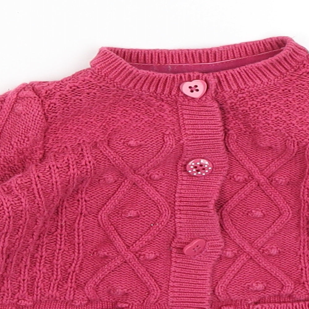 TU Baby Pink   Cardigan Jumper Size 9-12 Months