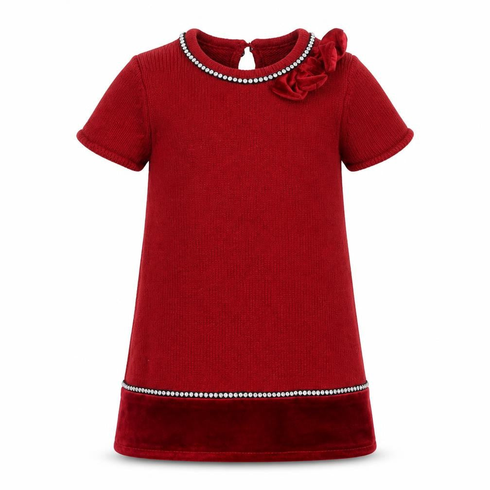 Miss Mona Mouse Girls Red   Jumper Dress  Size 3-4 Years