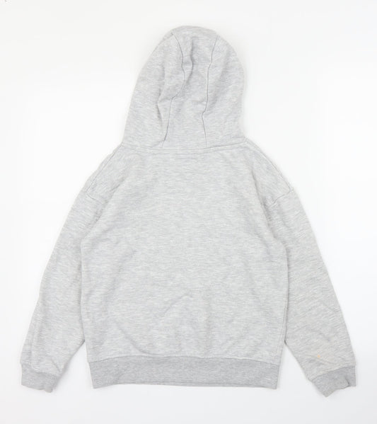 Primark Girls Grey   Pullover Hoodie Size 9 Years