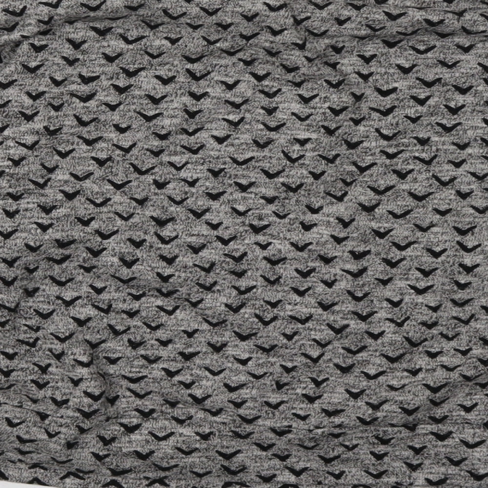 NEXT Womens Grey Polka Dot  Pullover Sweatshirt Size 12