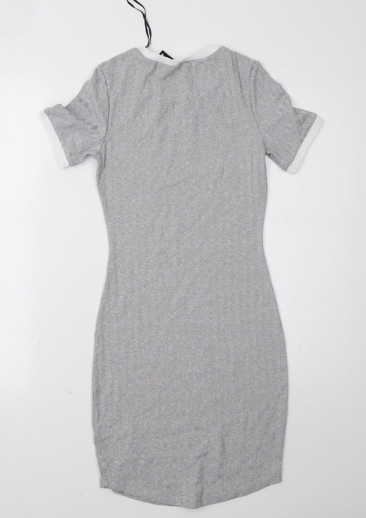 H&M Womens Grey   Bodycon  Size 4