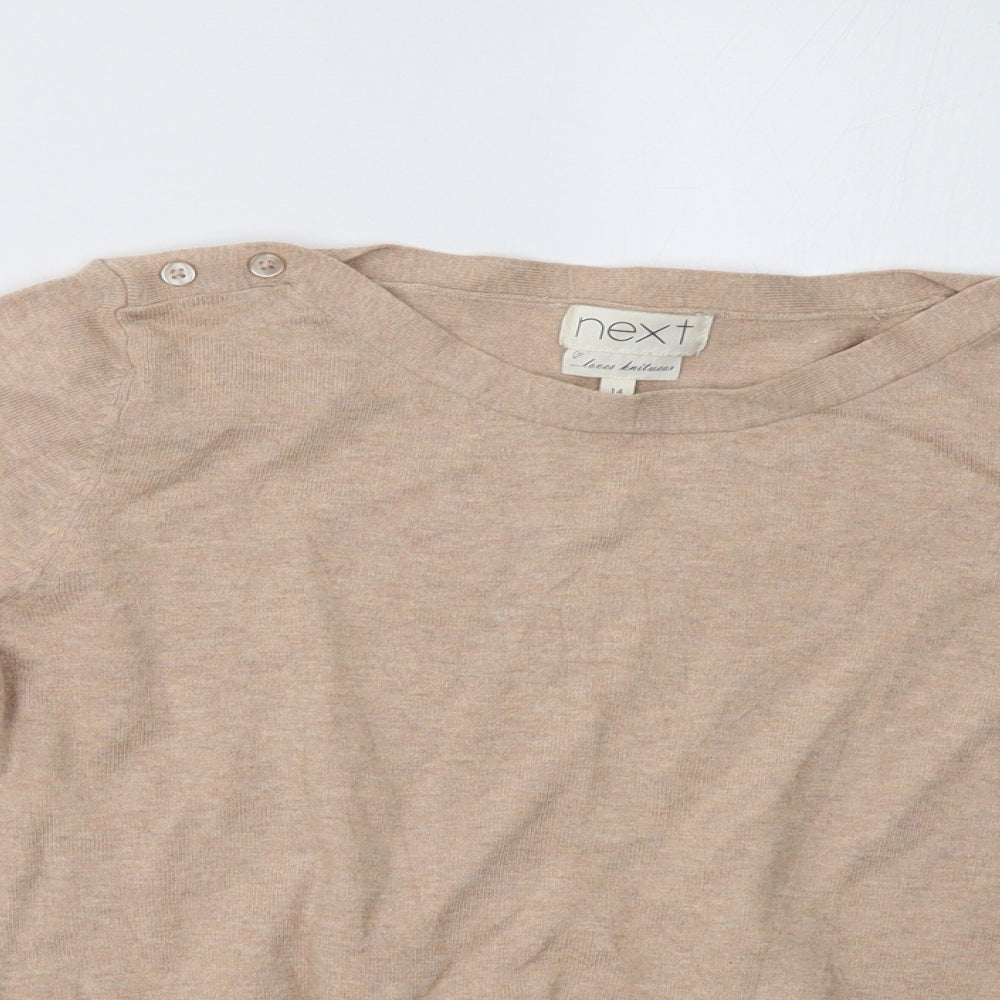NEXT Womens Pink   Pullover Sweatshirt Size 14
