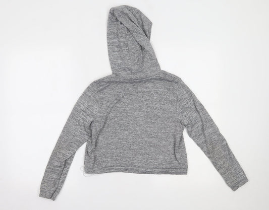New Look Girls Grey   Pullover Hoodie Size 10-11 Years