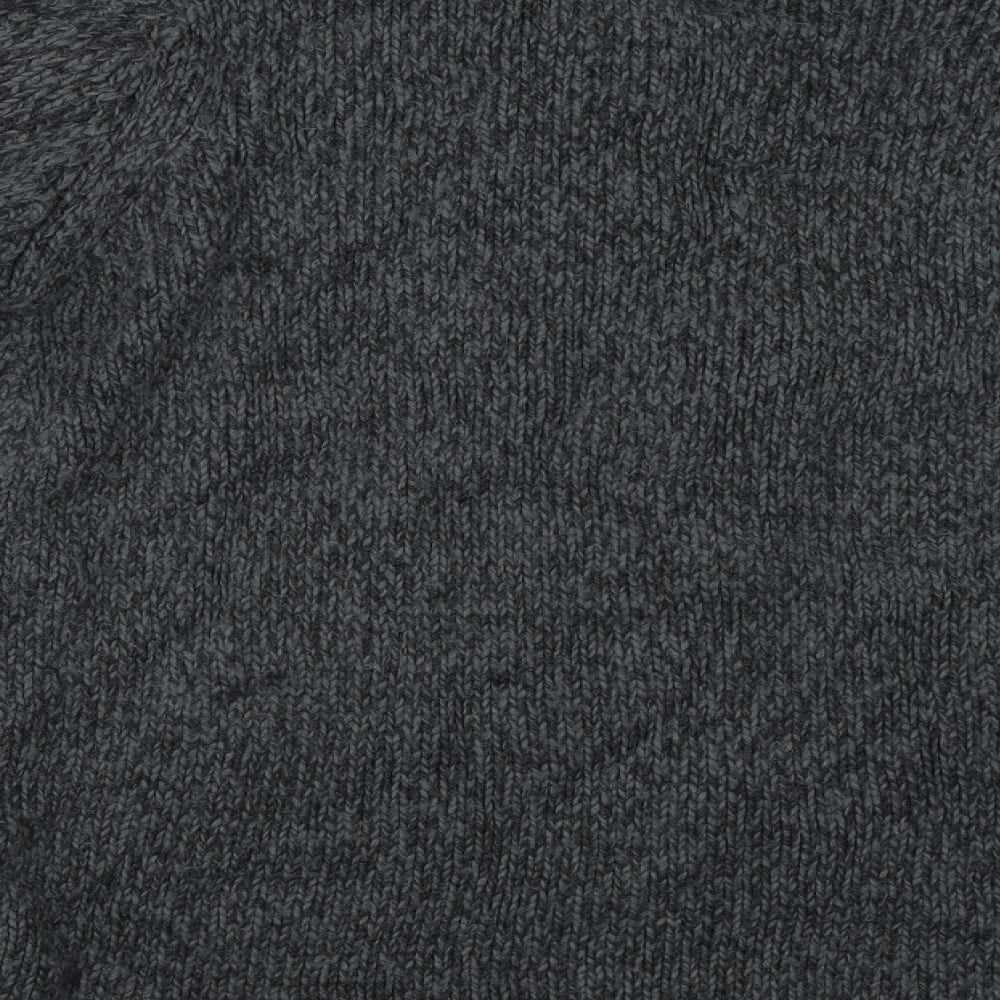 BM Womens Grey   Cardigan Jumper Size M