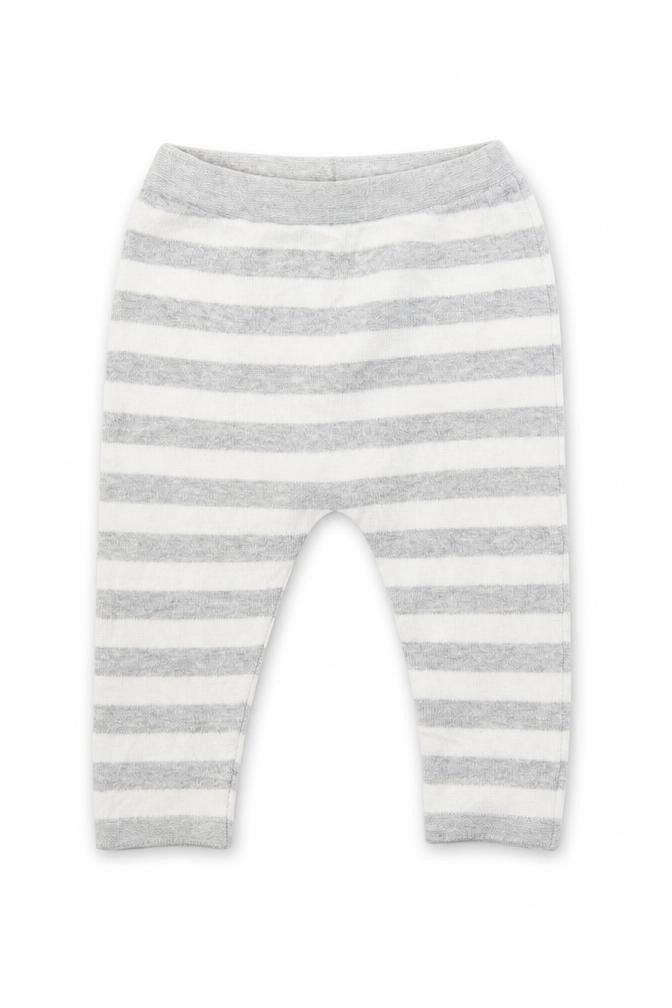 Matalan Baby Grey Striped  Jogger Trousers Size 6-9 Months