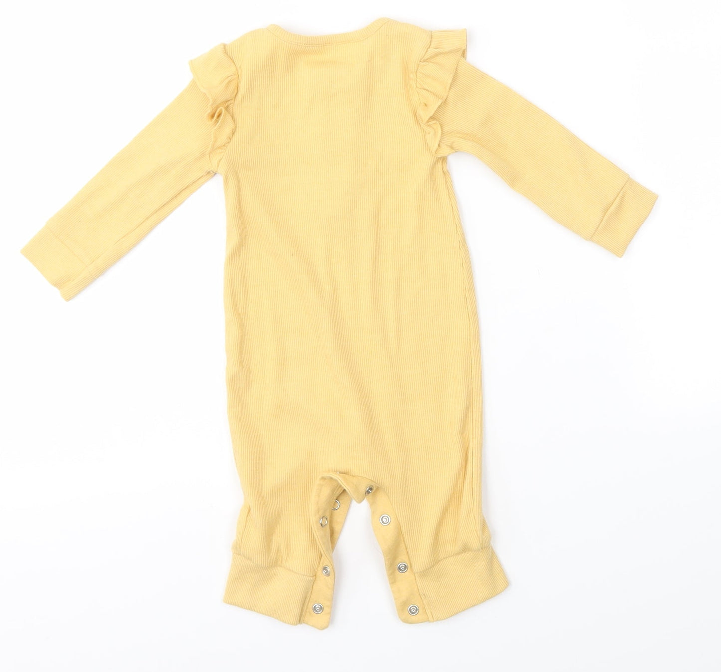George Baby Yellow   Babygrow One-Piece Size 3-6 Months