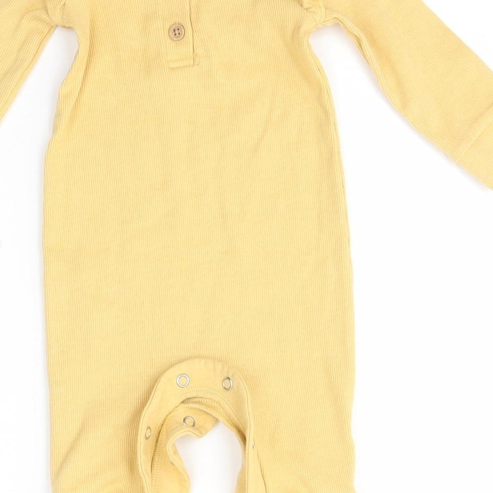 George Baby Yellow   Babygrow One-Piece Size 3-6 Months