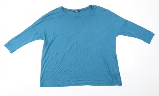 ROMAN  Womens Blue   Basic T-Shirt Size 12