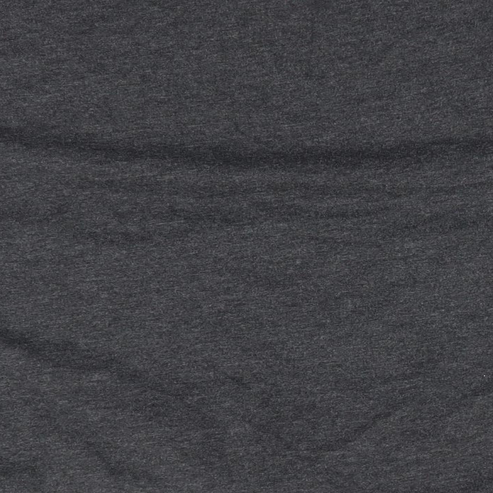 New Look Womens Grey Solid   Pyjama Top Size M  - Front Tie Top - Satur-yay