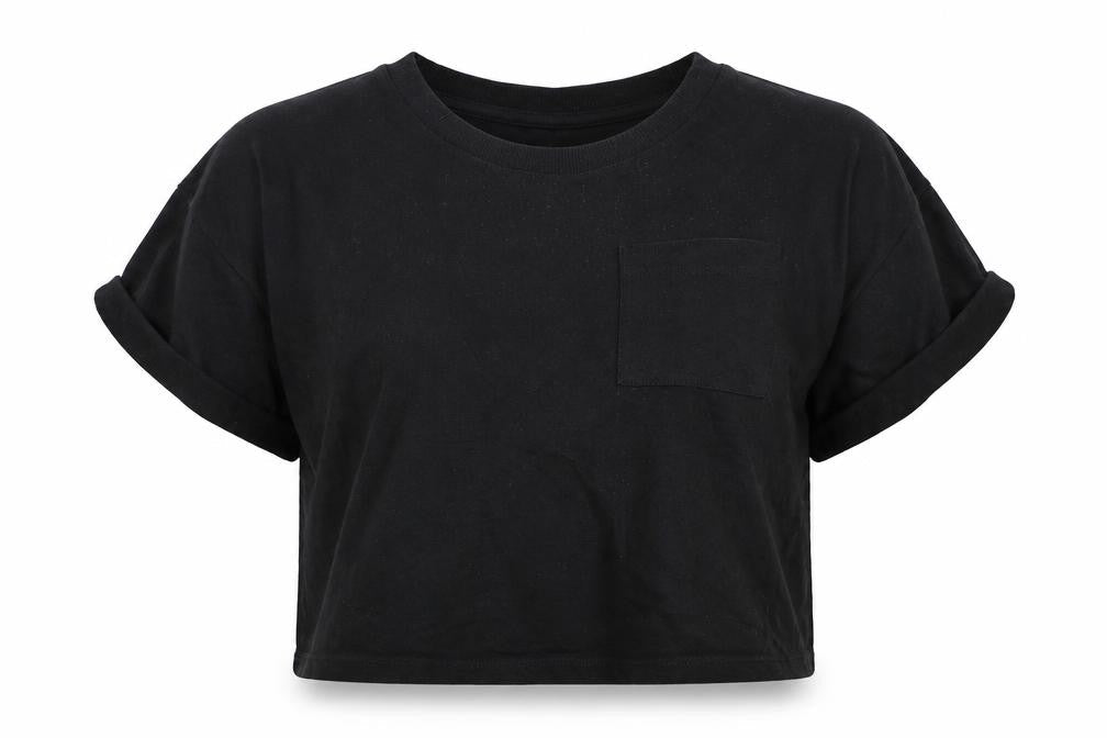 Divided Womens Black   Basic T-Shirt Size 6