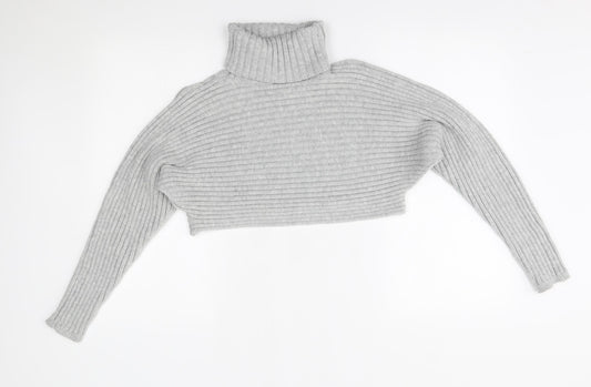 New Look Womens Grey   Pullover Jumper Size M