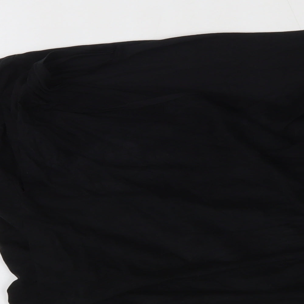 Preworn Womens Black   Wrap Jumper One Size