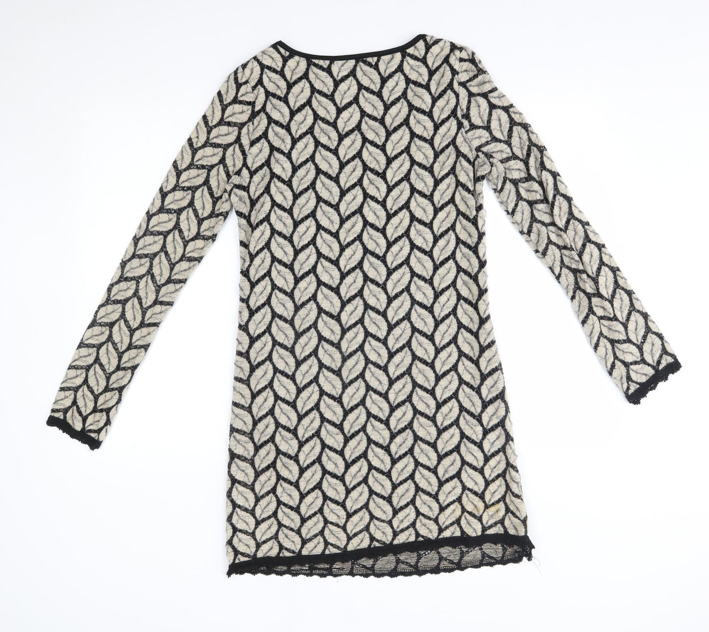Stella Womens Beige Floral  Jumper Dress  Size M