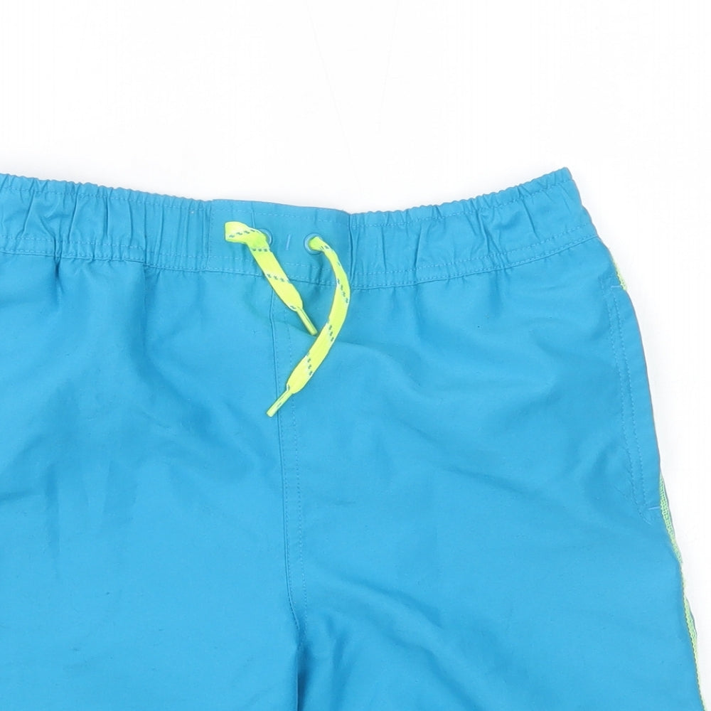 Blue Zoo Boys Blue   Bermuda Shorts Size 8-9 Years - swim