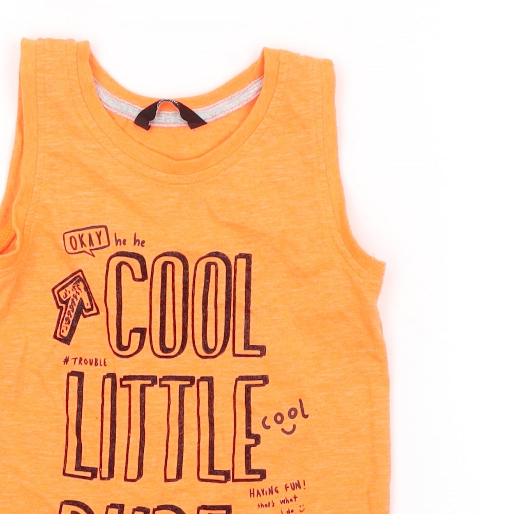 George Boys Orange   Basic Tank Size 4-5 Years