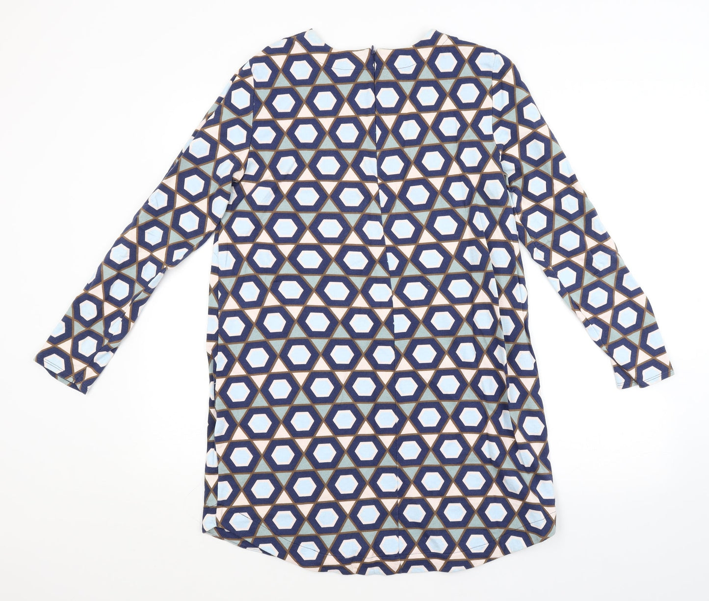 H&M Womens Multicoloured Argyle/Diamond  Jumper Dress  Size M