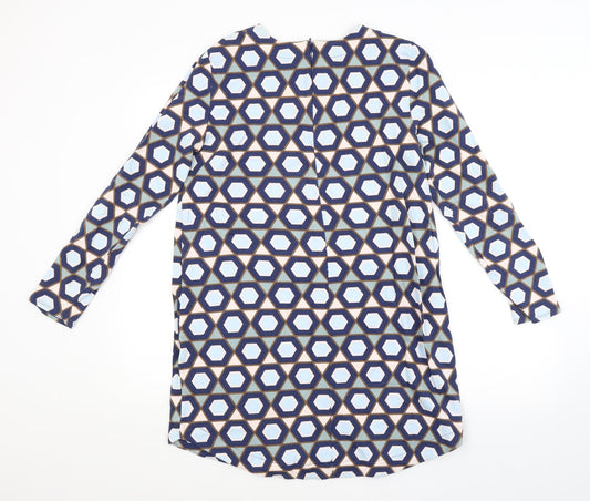 H&M Womens Multicoloured Argyle/Diamond  Jumper Dress  Size M