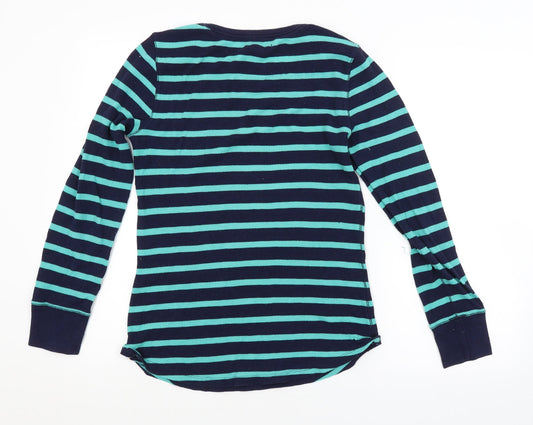 Gap Mens Blue Striped  Pullover Jumper Size M