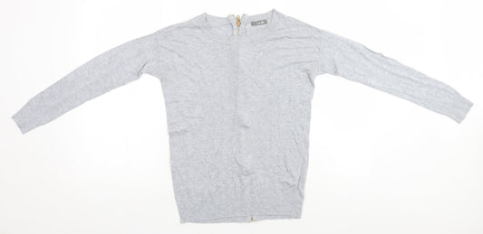 South Womens Grey   Full Zip Jumper Size 8