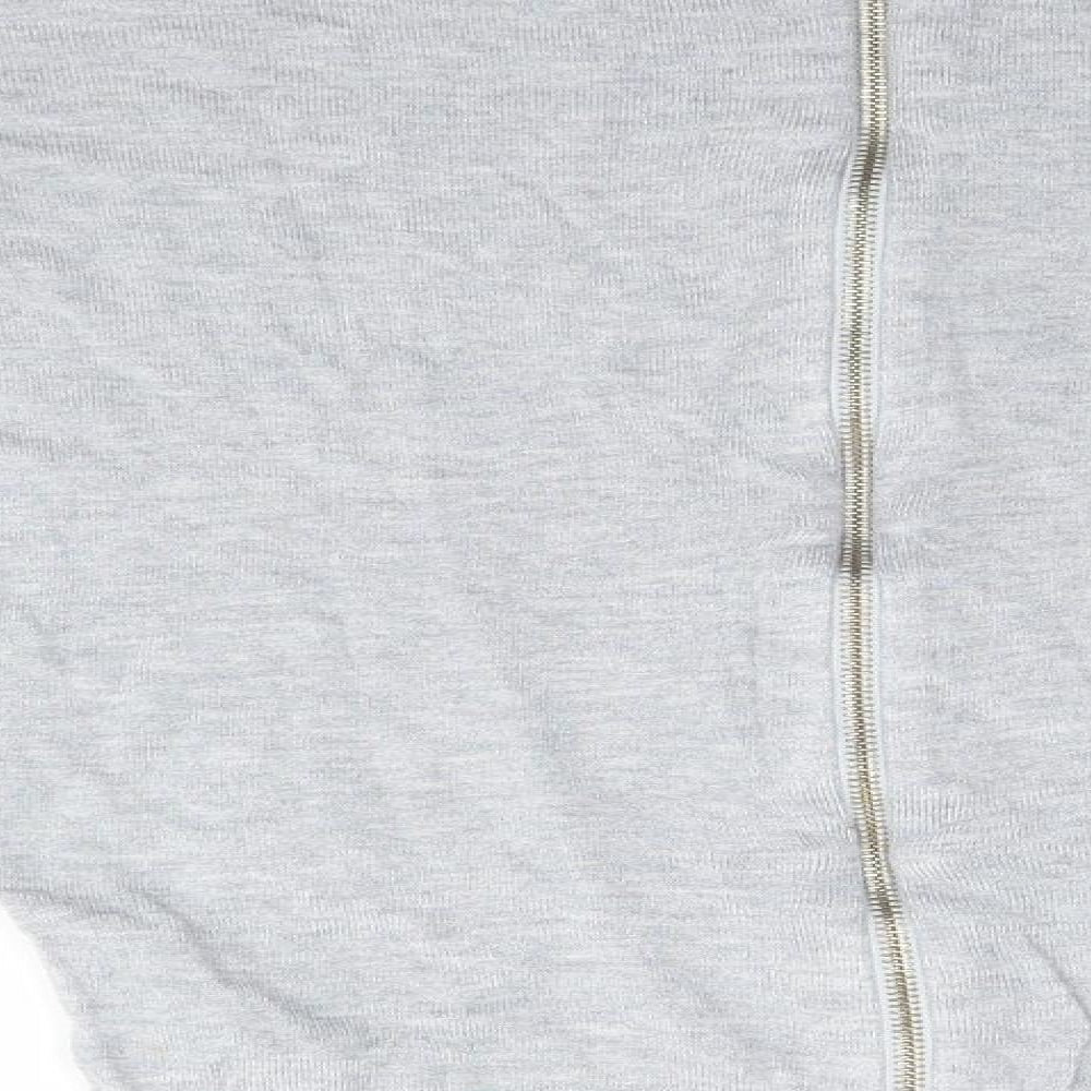 South Womens Grey   Full Zip Jumper Size 8
