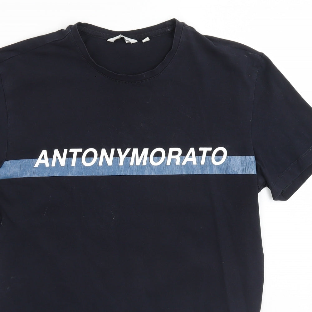 Antony Morato Womens Blue   Basic T-Shirt Size S