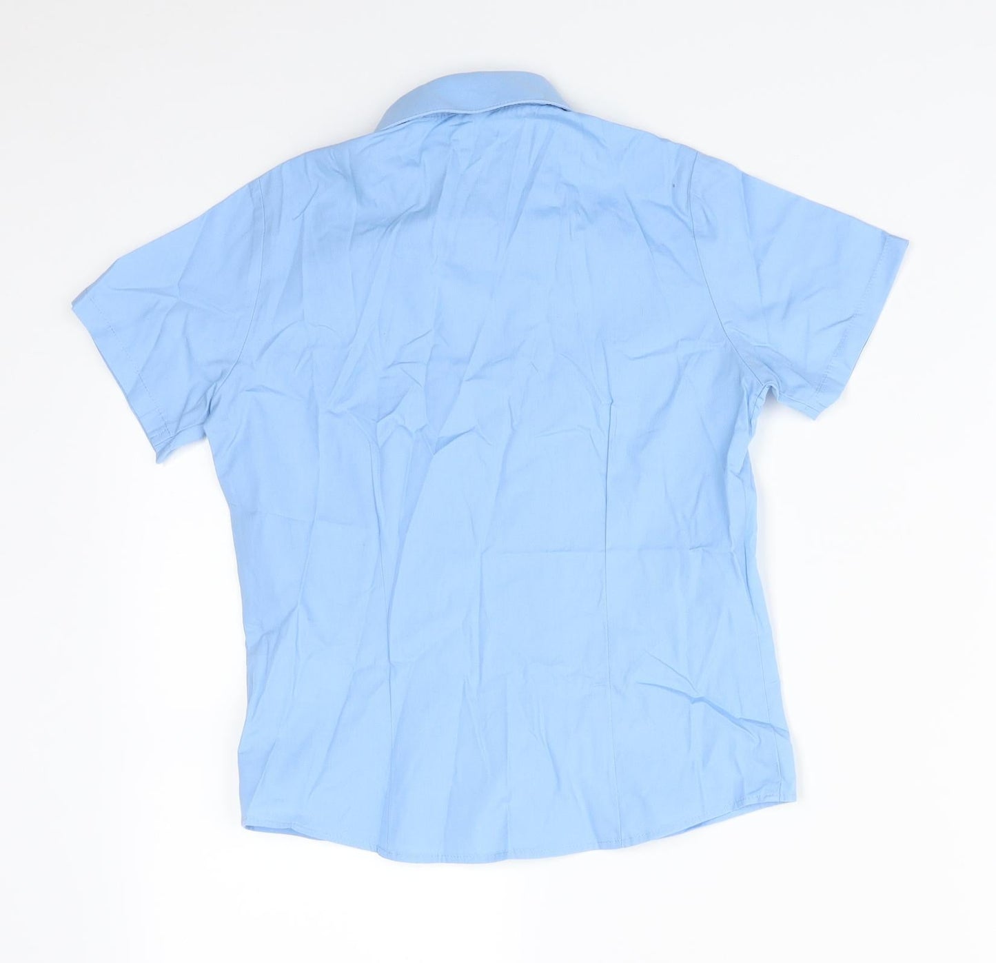 George Boys Blue   Basic Button-Up Size 7-8 Years