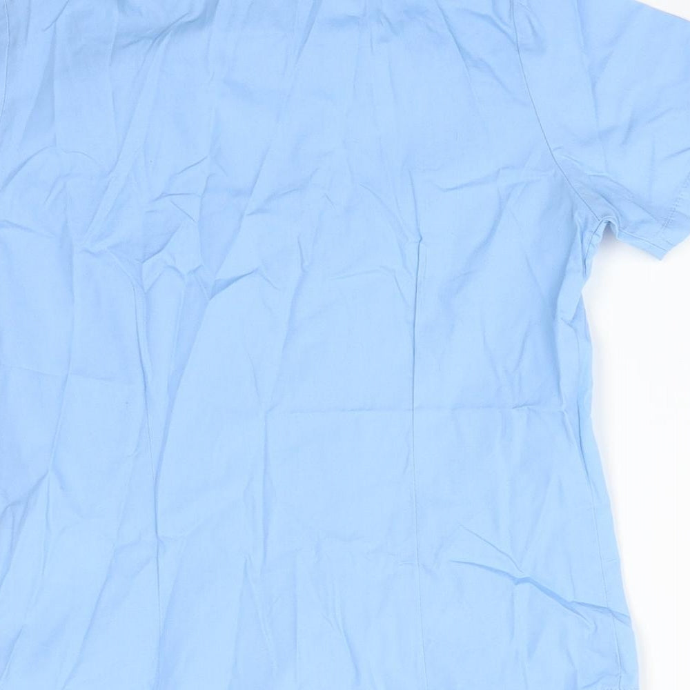 George Boys Blue   Basic Button-Up Size 7-8 Years