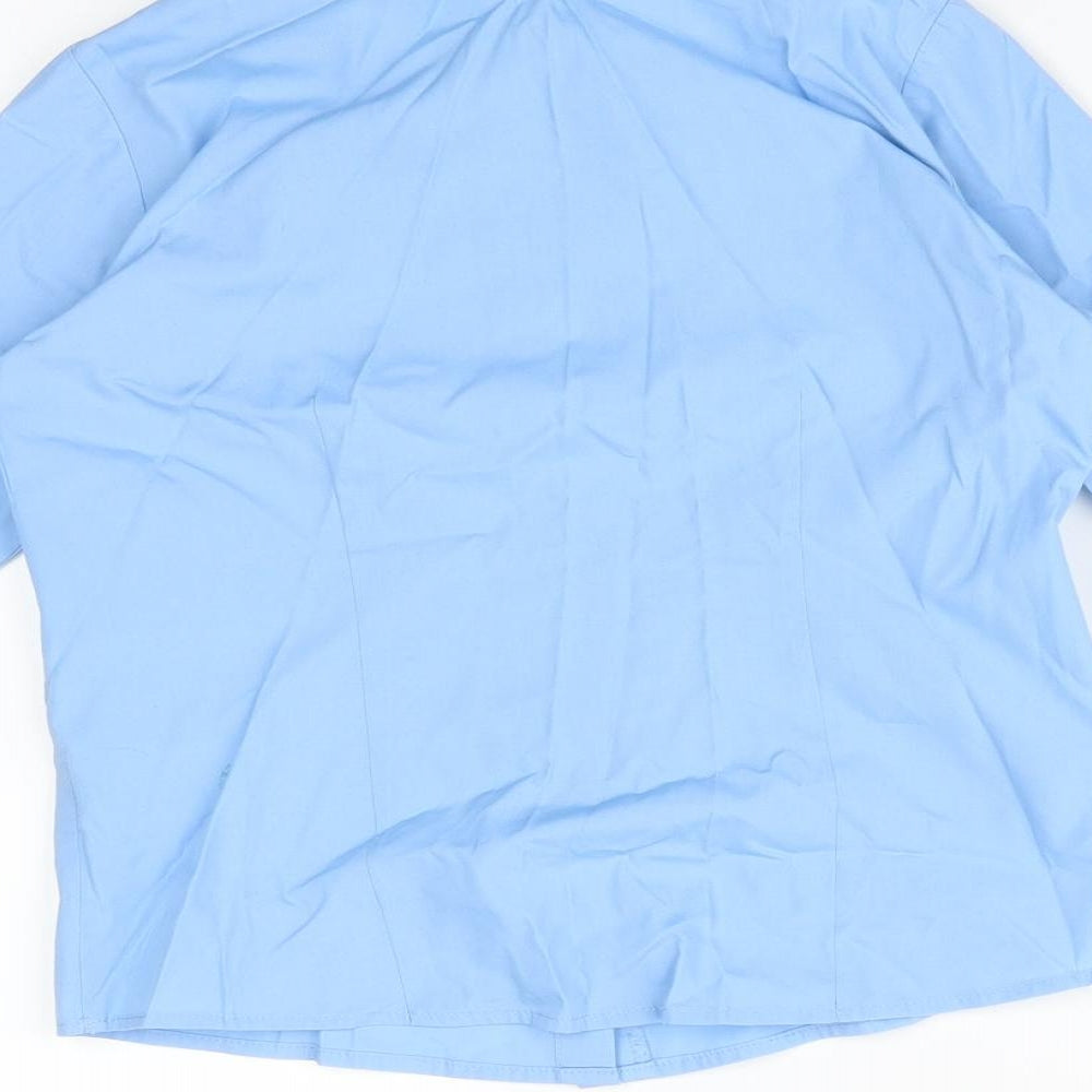 George Boys Blue   Basic Button-Up Size 7-8 Years