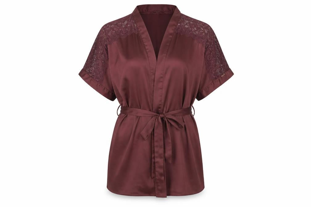 Autograph Womens Purple Solid   Robe Size 12
