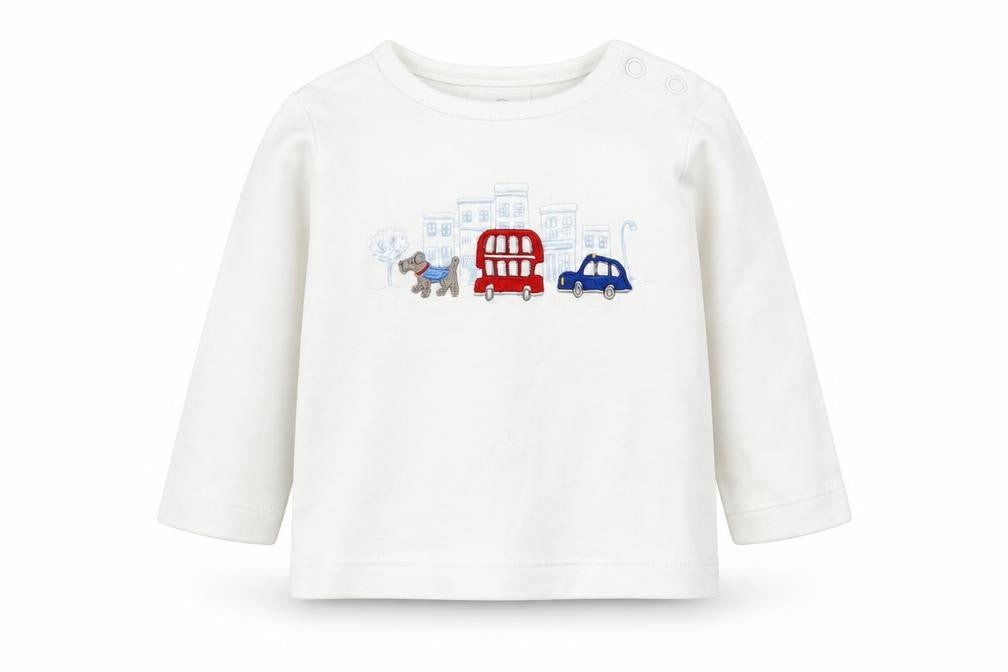 John Lewis Baby White   Basic T-Shirt Size 0-3 Months