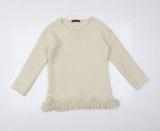 M&S Womens Beige   Pullover Sweatshirt Size 8