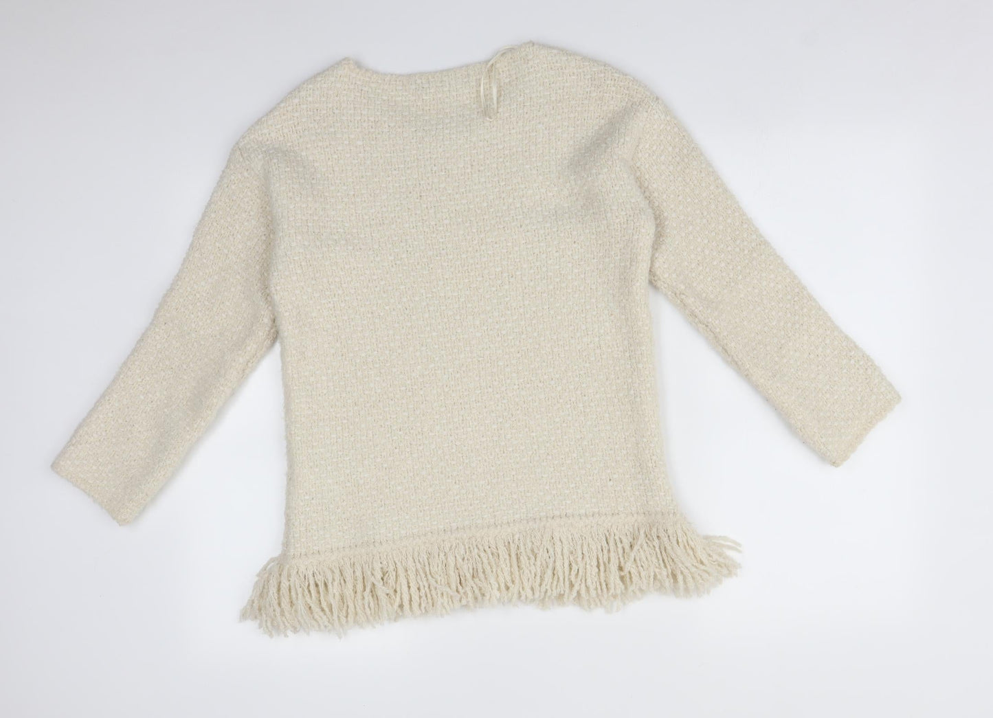 M&S Womens Beige   Pullover Sweatshirt Size 8