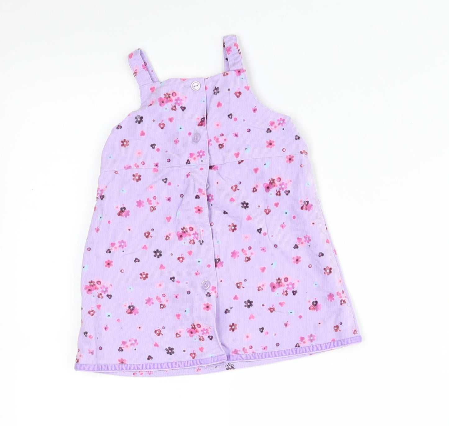 NEXT Girls Purple Floral  A-Line  Size 6-9 Months