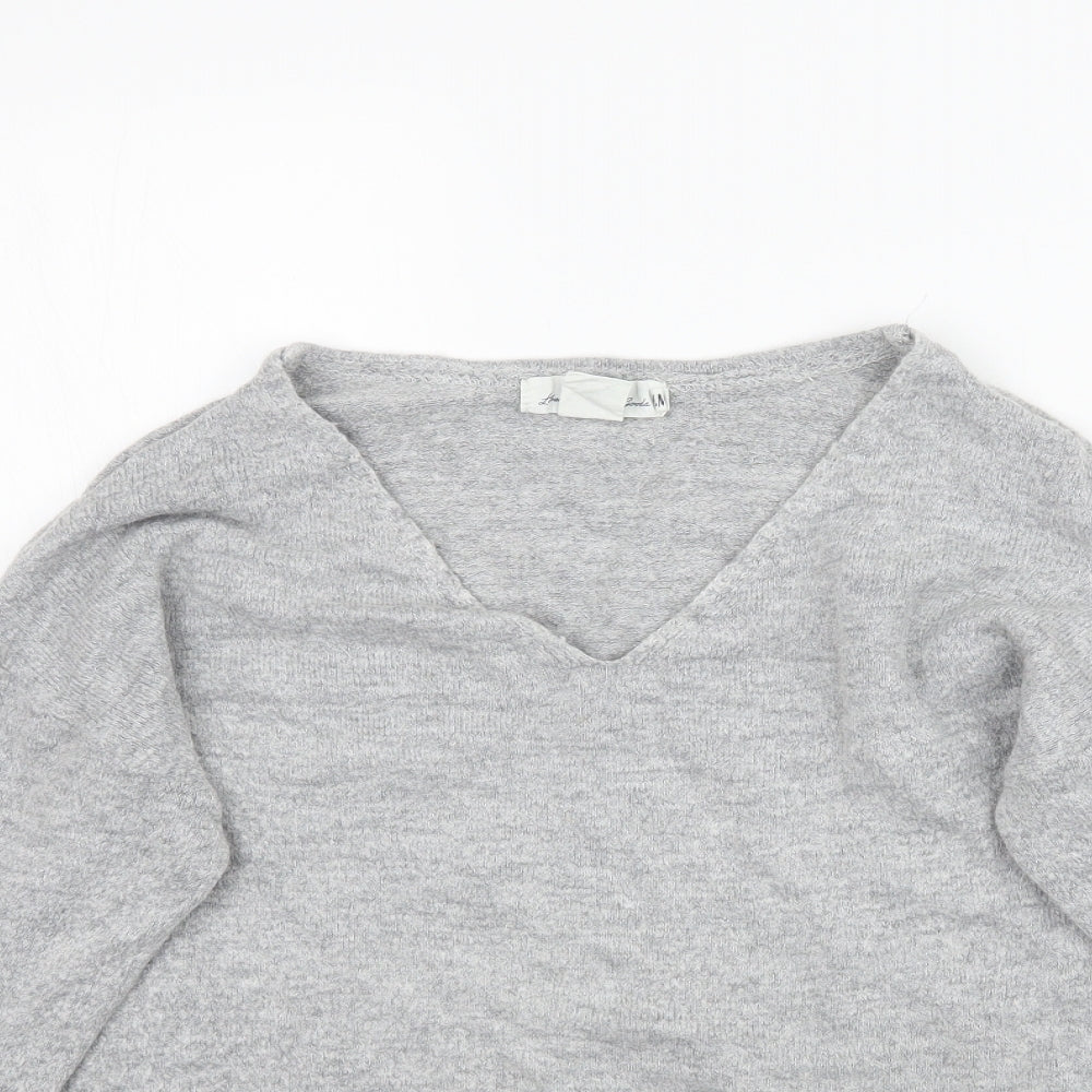 H&M Womens Grey  Knit Pullover Jumper Size S