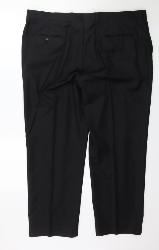 Preworn Womens Black   Trousers  Size 46 in L30 in