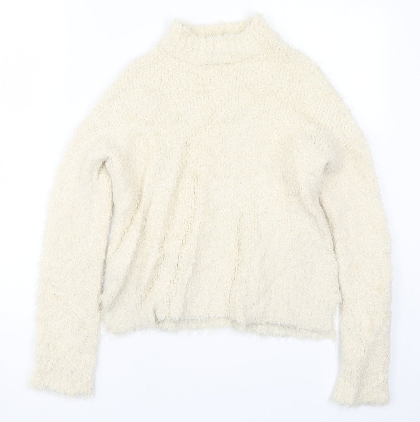 Sparkle & Fade Womens Beige  Knit Pullover Jumper Size XS