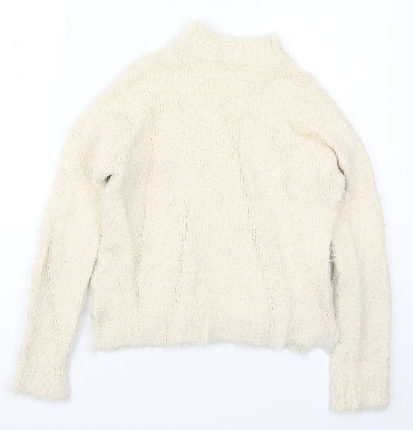 Sparkle & Fade Womens Beige  Knit Pullover Jumper Size XS