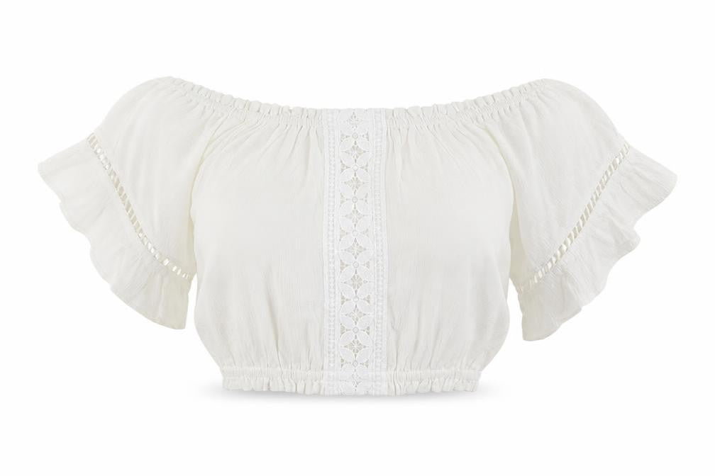 Divided Womens Ivory   Basic Blouse Size 10