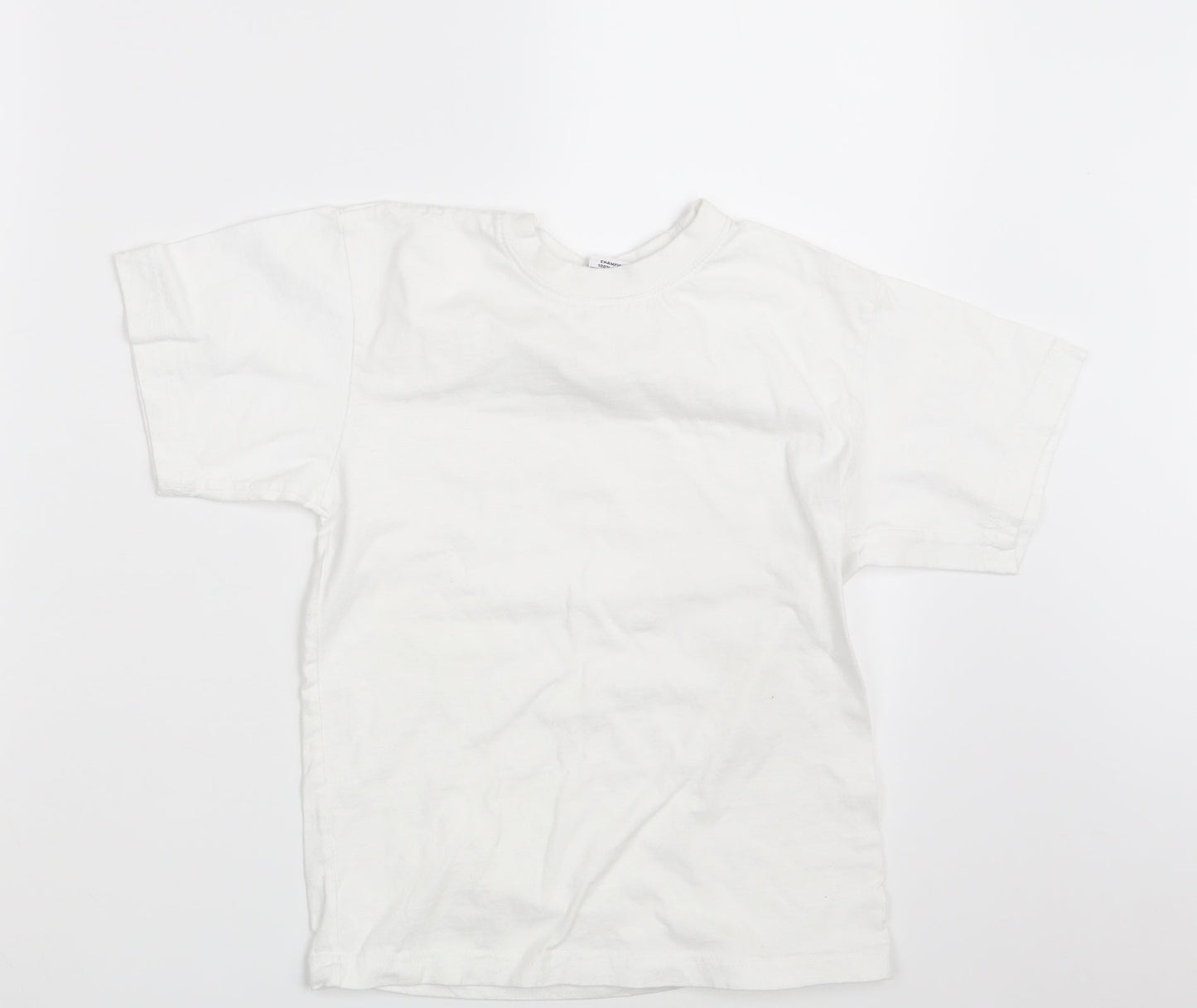 Banner Boys White   Basic T-Shirt Size 9-10 Years