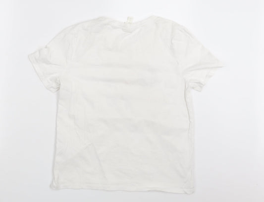 H&M Womens White   Basic T-Shirt Size S
