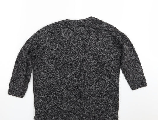 H&M Womens Black   Wrap Jumper Size XS