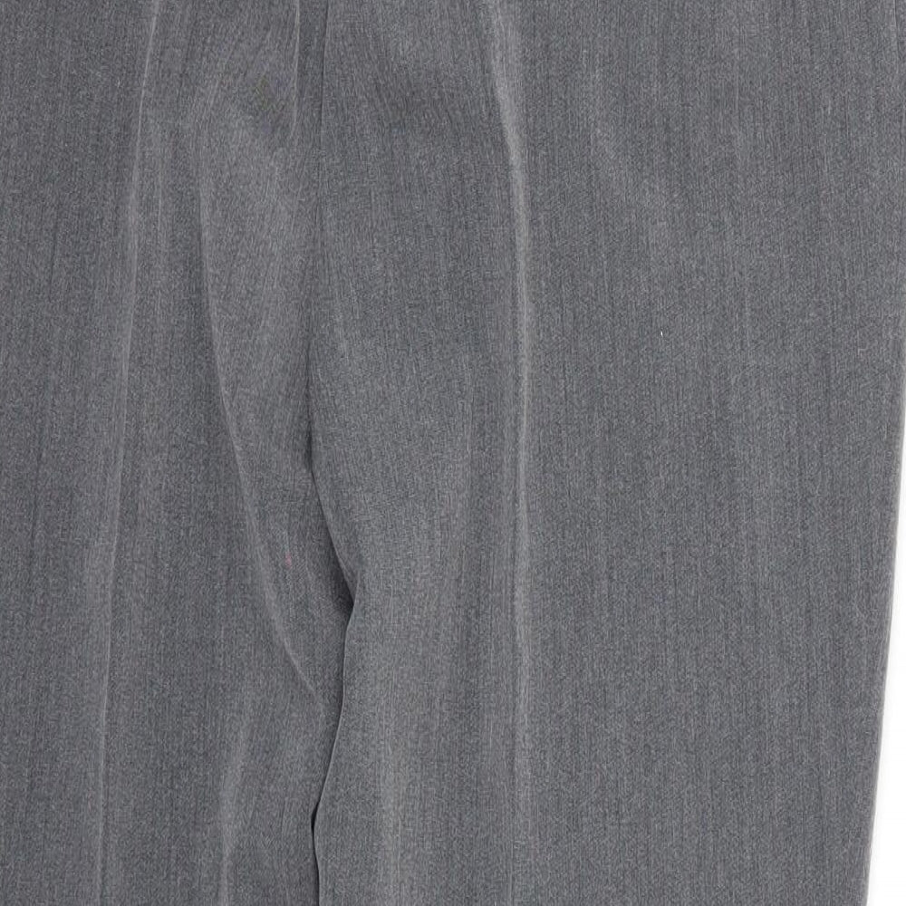 bm collection Womens Grey   Trousers  Size 12 L25 in