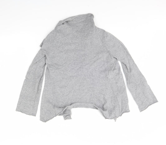 M&s Womens Grey   Cardigan Jumper Size 10