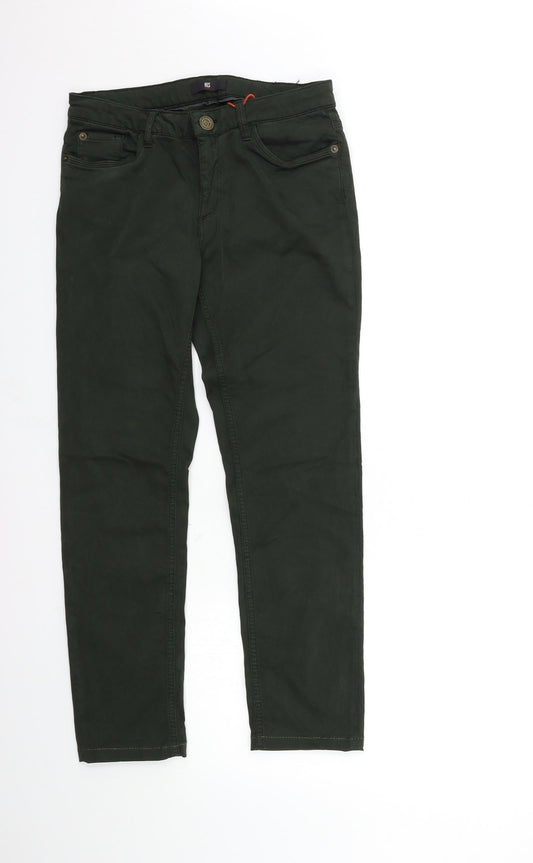 H.I.S Womens Green  Denim Skinny Jeans Size 10 L26 in